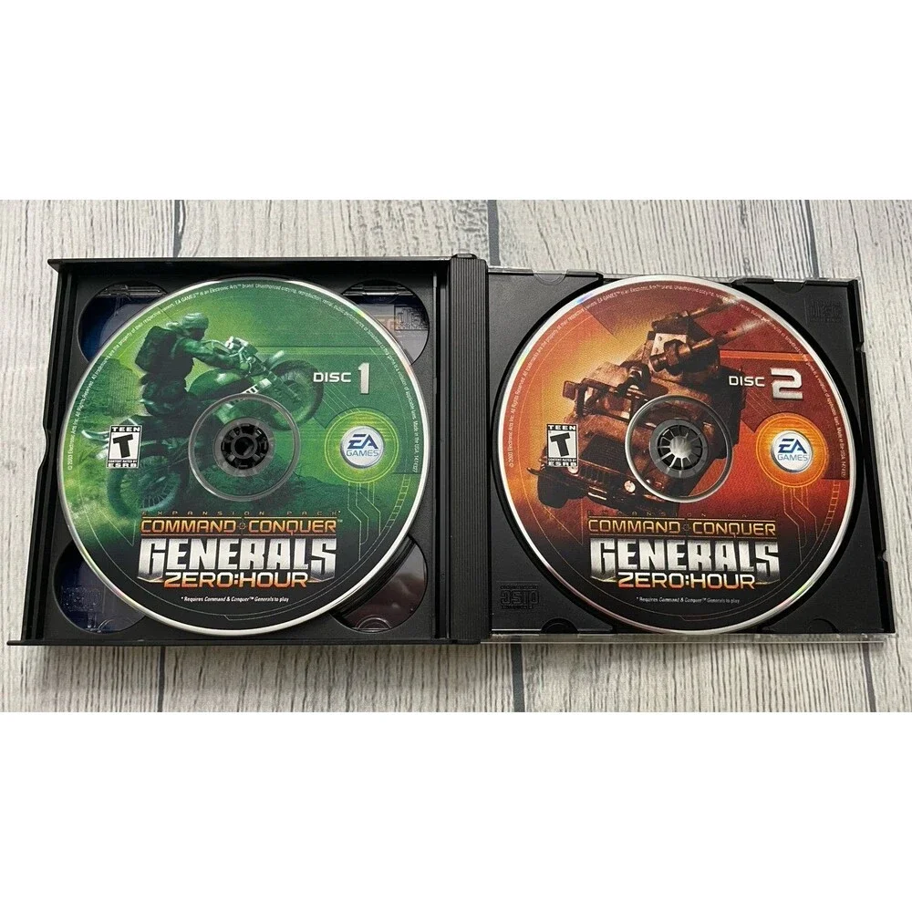 Command & Conquer Generals Deluxe Edition Video Game, PC Game, 2003
